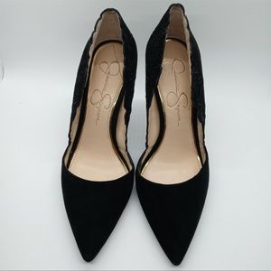 Jessica Simpson Cassel Black Pumps Size 6.5M